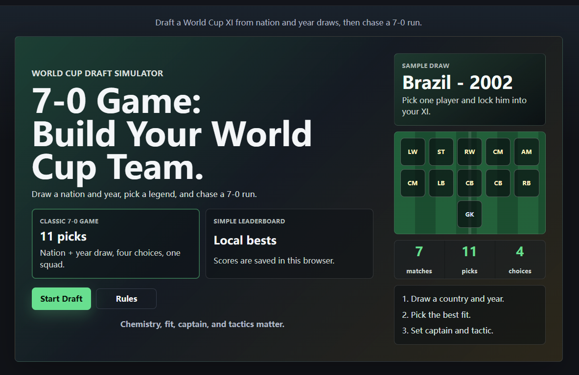 7-0 Game screenshot 1