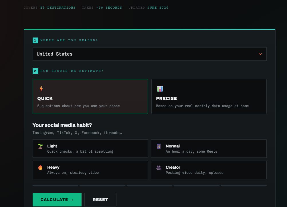 DriftAmericas Data Calculator screenshot 1