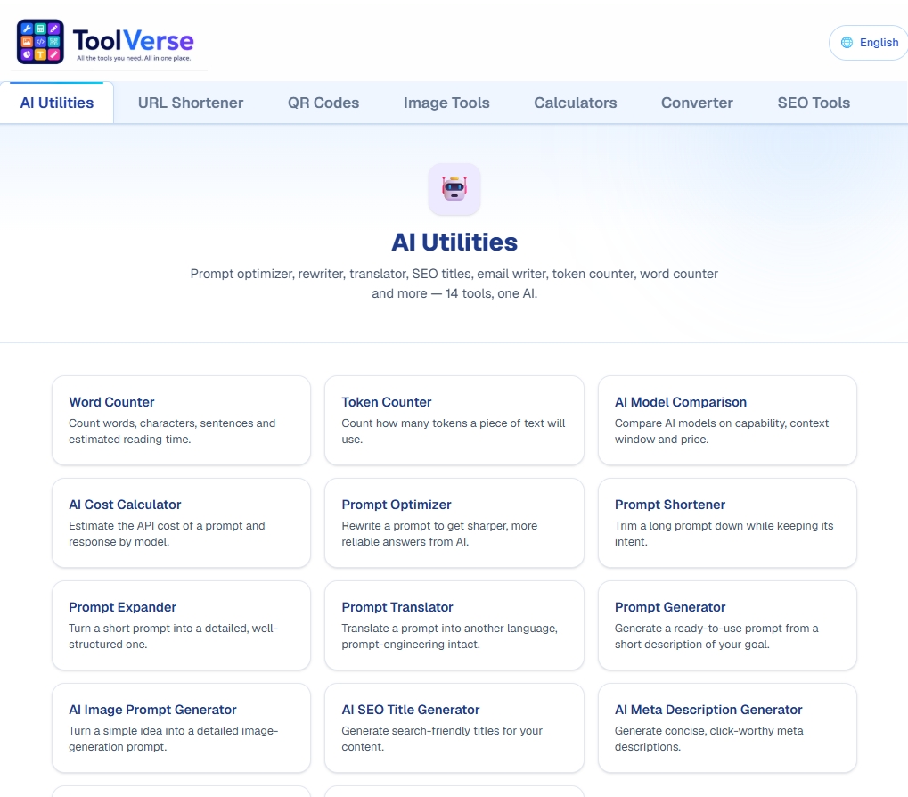 ToolVerse screenshot 1